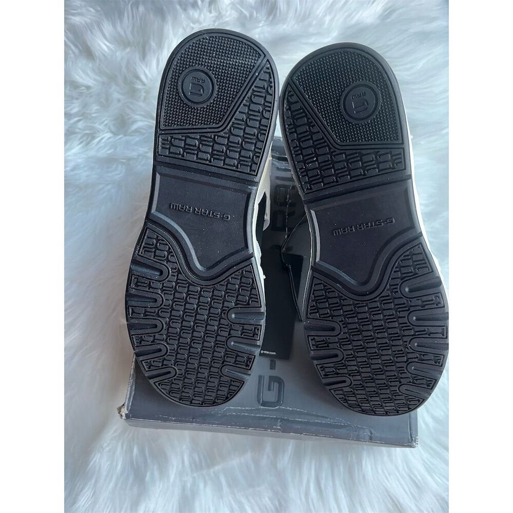 🆕 G-STAR Raw Attac Women’s Mid Sneakers White/Black Size 7 US - Picture 8 of 11